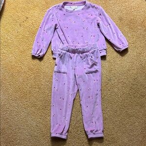Cat & Jack Lavender Floral Pajama Set